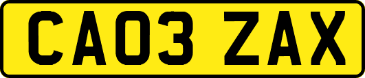CA03ZAX