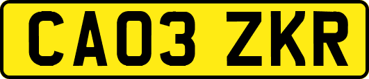 CA03ZKR