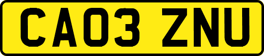 CA03ZNU