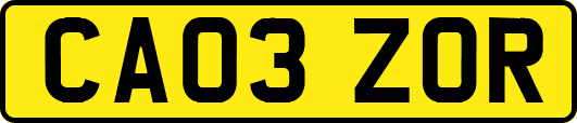 CA03ZOR