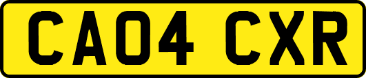 CA04CXR