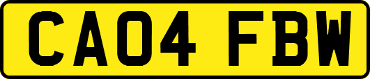 CA04FBW