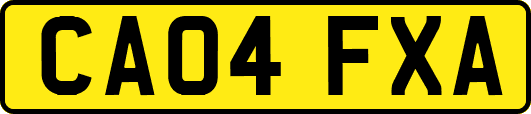CA04FXA