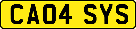CA04SYS