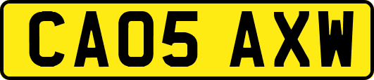 CA05AXW