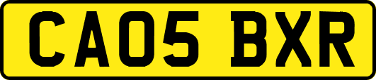 CA05BXR