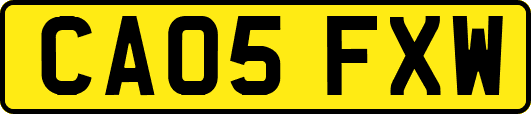 CA05FXW