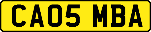 CA05MBA