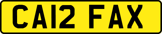 CA12FAX