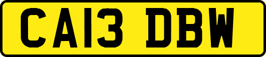 CA13DBW