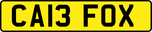 CA13FOX