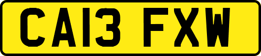 CA13FXW