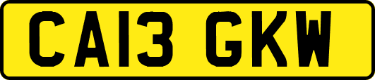 CA13GKW