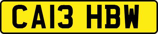 CA13HBW