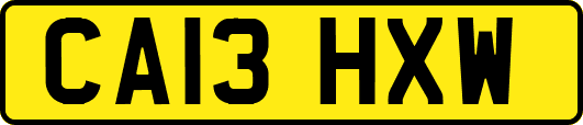 CA13HXW