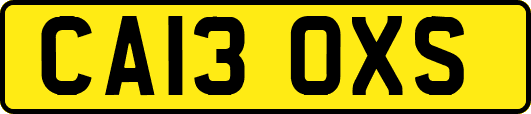 CA13OXS