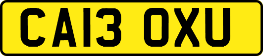CA13OXU