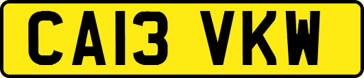 CA13VKW