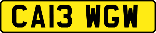 CA13WGW