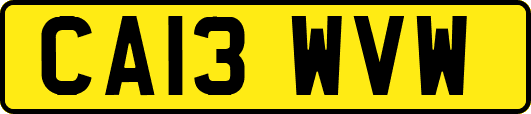 CA13WVW