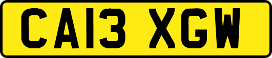 CA13XGW