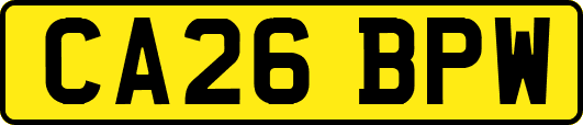 CA26BPW