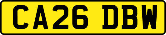 CA26DBW