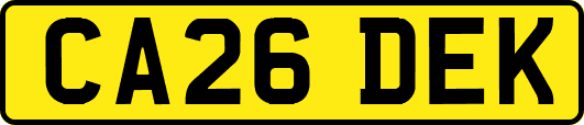 CA26DEK