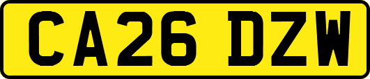 CA26DZW