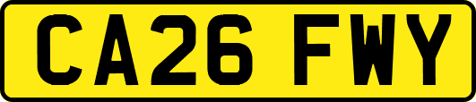 CA26FWY
