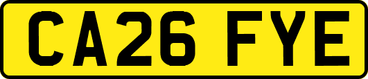 CA26FYE