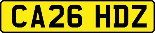 CA26HDZ