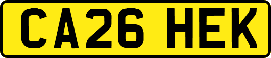 CA26HEK