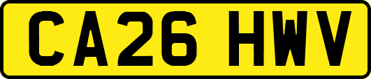 CA26HWV