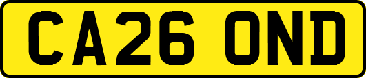 CA26OND