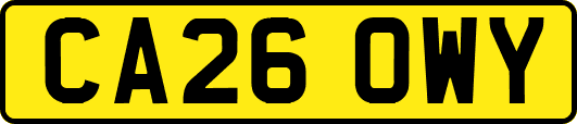 CA26OWY