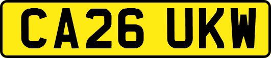 CA26UKW