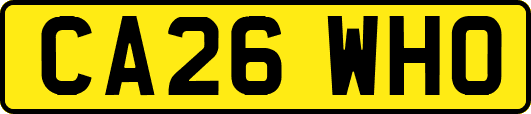 CA26WHO