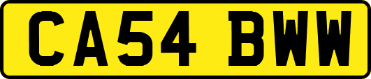 CA54BWW