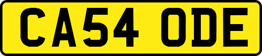 CA54ODE