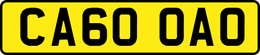 CA60OAO