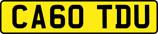 CA60TDU