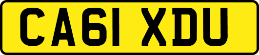 CA61XDU