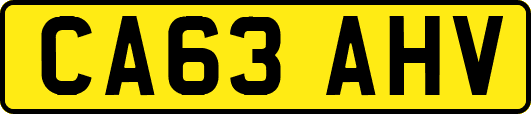 CA63AHV