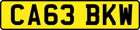 CA63BKW