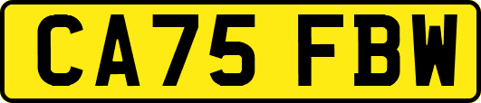 CA75FBW