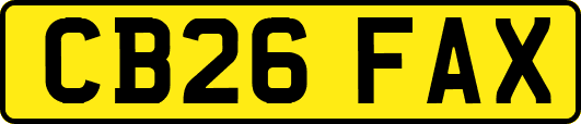CB26FAX