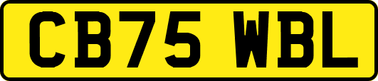 CB75WBL