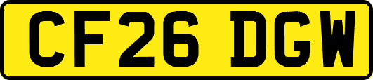 CF26DGW