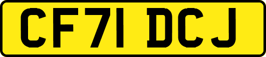 CF71DCJ